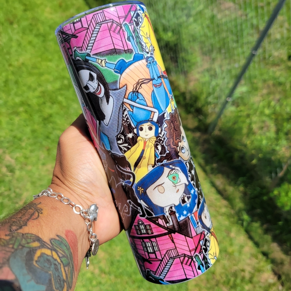 Coraline sublimation tumbler